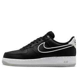 Кроссовки air force 1 '07 'embroidered swoosh - black' Nike, черный fj4211-001 | black/white/photon dust