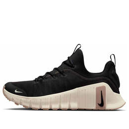 Кроссовки free metcon 6 'black coconut milk gum' Nike, черный fj7127-010 | black/gum light brown/coconut milk