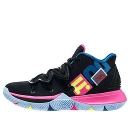Кроссовки kyrie 5 ep 'just do it' Nike, черный ao2919-003 | black/volt-hyper pink