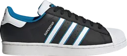 Adidas Кроссовки Superstar 'Black Bright Blue', черный id4672 | black