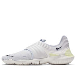 Кроссовки free rn flyknit 3.0 'pure platinum' Nike, мультиколор aq5707-004 | pure platinum/black-luminous green