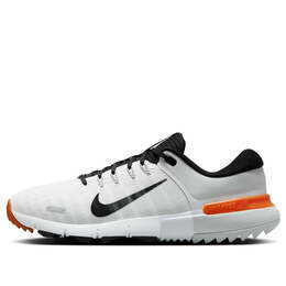 Кроссовки free golf nn 'white safety orange black' Nike, белый fn0332-103 | white/safety orange/black