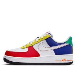 Кроссовки air force 1 low 'rubiks cube' Nike, красный fn6840-657 | university red/white-deep royal blue-opti yellow-safety orange-stadium green