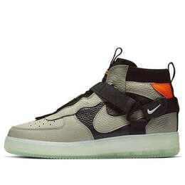 Кроссовки air force 1 mid utility 'spruce fog' Nike, мультиколор aq9758-300 | spruce fog/black-frosted spruce