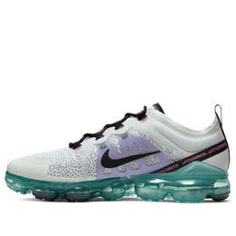 Кроссовки air vapormax 2019 'dragonfruit' Nike, мультиколор ar6631-009 | platinum tint/black-aurora green