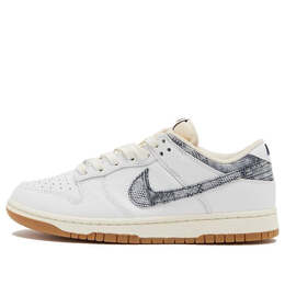 Кроссовки dunk low 'washed denim' Nike, белый fn6881-100 | white/blue