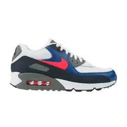Кроссовки Nike Air Max 90 Essential 'White Solar Red Obsidian', белый 537384 135 | white