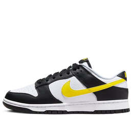 Кроссовки dunk low 'black opti yellow' Nike, черный fq2431-001 | black/white/opti yellow