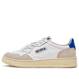 Кроссовки medalist low leather and suede 'white beige blue' Autry, белый aulm-ls49 | white/beige/blue