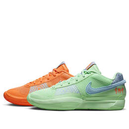 Кроссовки ja 1 'mismatched' Nike, мультиколор fq4796-800 | bright mandarin/multi-color/vapor green/light armory blue/ashen slate