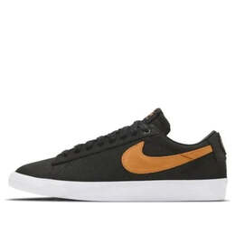 Кроссовки cat's paw saloon x zoom blazer sb gt 'cat's paw' Nike, черный av3028-001 | black/vivid orange-white