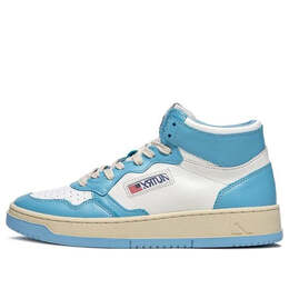Кроссовки medalist mid leather sneakers two-toned 'white blue' Autry, белый aumw-wb08 | white/blue