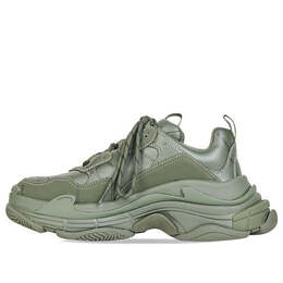 Кроссовки triple s 'allover logo - dark green' Balenciaga, зеленый 536737w2fa13510 | dark green/black