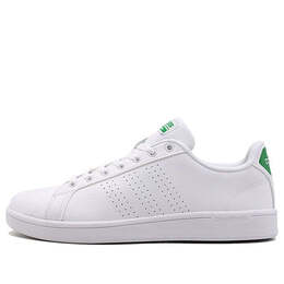 Кроссовки cloudfoam advantage clean 'footwear white' Adidas, мультиколор aw3914 | ftwwht/ftwwht/green