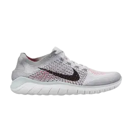 Кроссовки Nike Free RN Flyknit 2018 'Pure Platinum', белый 942838 003 | white