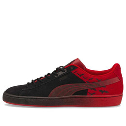 Кроссовки batman x suede classic 'black barbados cherry' Puma, красный 383291-01 | red/black