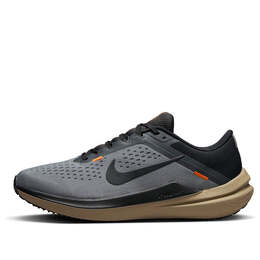 Кроссовки air zoom winflo 10 'smoke grey khaki' Nike, серый fq8725-084 | smoke grey/safety orange/khaki/black