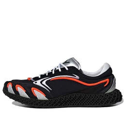 Кроссовки y-3 runner 4d 'solar orange' Adidas, черный fu9208 | black/white/orange