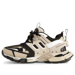 Кроссовки track sneakers 'beige and black mesh and nylon' Balenciaga, бежевый 542023w3ac48071 | beige/white/black