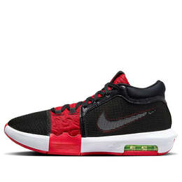 Кроссовки x faze clan lebron witness 8 'bred' Nike, черный fv0400-001 | black/university red/lime blast/white