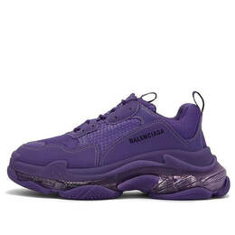 Кроссовки triple s clear sole 'deep purple Balenciaga, фиолетовый 541624w2ga16910 | purple/black