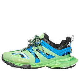 Кроссовки track sneaker 'blue green' Balenciaga, белый 542023w1gb84078 | white/green