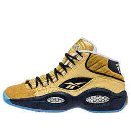 Кроссовки question mid ebc 'rucker park' Reebok, золотой bd3875 | goldyellowgold/black/white