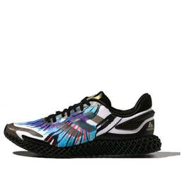Кроссовки alphaedge 4d run 'black multi' Adidas, мультиколор fv5278 | cblack/goldmt