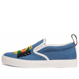 Кроссовки slip-on 'dublin blue' Gucci, синий 548644-9b5d0-4380 | blue