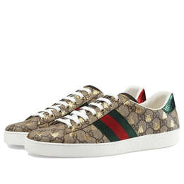 Кроссовки ace gg supreme 'bees' Gucci, бежевый 548950-9n020-8465 | tan