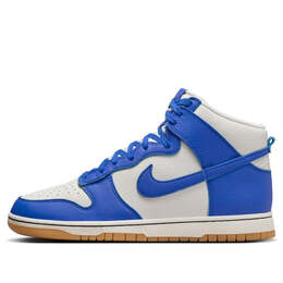 Кроссовки dunk high retro se 'pale ivory raser blue' Nike, мультиколор fv6612-001 | phantom/pale ivory/gum yellow/racer blue