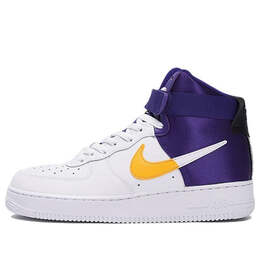 Кроссовки x nba air force 1 high '07 'lakers' Nike, белый bq4591-101 | white/field purple-amrll-blk