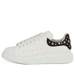 Кроссовки oversized sneaker 'white studd' Alexander McQueen, белый 553776whgp59061 | white/black/silver
