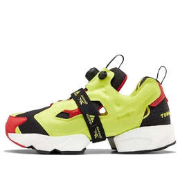 Кроссовки instapump fury x boost 'og meets og' Reebok, черный fw5305 | black/hypergreen/rbk red