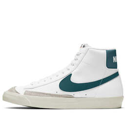 Кроссовки blazer mid '77 vintage 'white dark teal green' Nike, белый bq6806-112 | white/green