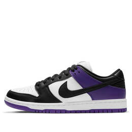 Кроссовки sb dunk low 'court purple' Nike, черный bq6817-500 | black/purple/white