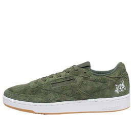 Кроссовки curren$y x club c 85 'jet life' Reebok, зеленый bs7338 | green