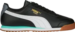 Кроссовки Puma Roma Basic Plus Black White Mint, черный 369571 45 | black