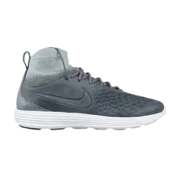 Кроссовки Nike Lunar Magista 2 Flyknit 'Dark Grey', серый 852614 002 | grey