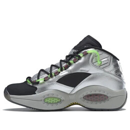 Кроссовки illumination's minions x question mid 'gru's lab' Reebok, серебряный fw7548 | silver