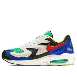 Кроссовки air max 2 light sp 'sail obsidian blue' Nike, синий bv1359-400 | blue/green/red