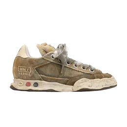 Кроссовки Maison Mihara Yasuhiro Herbie Puffer OG Sole Washed Denim Low Green, зеленый a13fw720 grn | green