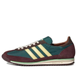 Кроссовки x wales bonner sl 72 'hemp maroon' Adidas, зеленый fx7515 | green