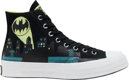 Кроссовки Converse DC Comics x Chinatown Market x Chuck 70 High Gotham City - Glow In The Dark, черный 167511c | black