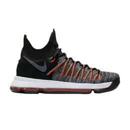 Кроссовки Nike KD 9 Elite 'Dark Grey Hyper Orange', черный 878637 010 | black