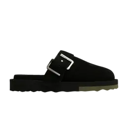 Кроссовки Off-White Sponge Clog Black Khaki, черный omic003s22lea001 1063