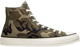 Кроссовки Converse Carhartt WIP x Chuck 70 High Camo, зеленый 169221c | green