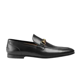 Кроссовки Gucci Jordaan Leather Loafer Black, черный 406994 blm00 1000 | black