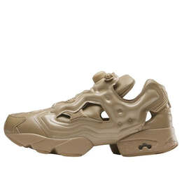 Кроссовки x needles instapump fury 'brown' Reebok, мультиколор 100207688 | canvas/canvas/canvas