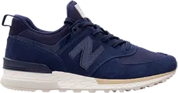 Кроссовки New Balance 574, темно-синий/белый ms574fsl | blue